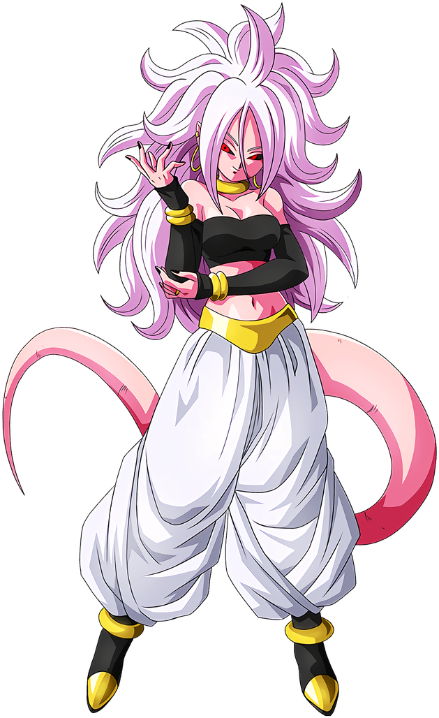 Android 21 - Evil Android 21 Dokkan (350x467), Png Download