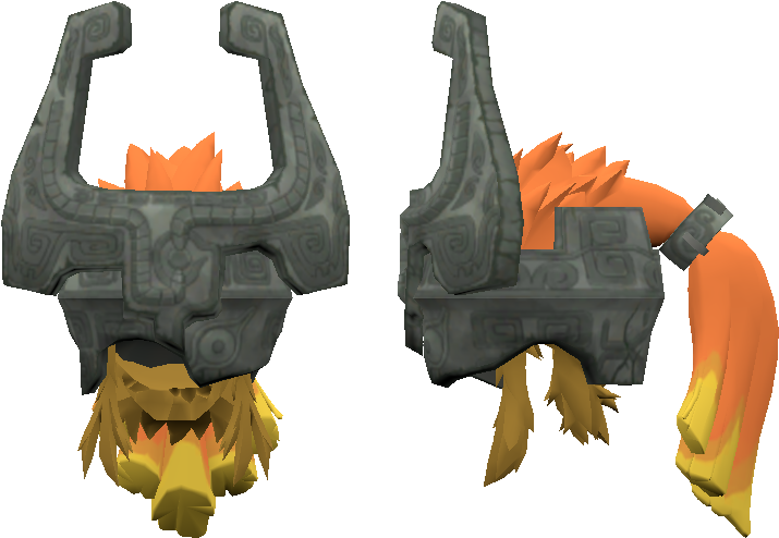 Download Zip Archive - Midna's Helmet (750x650), Png Download