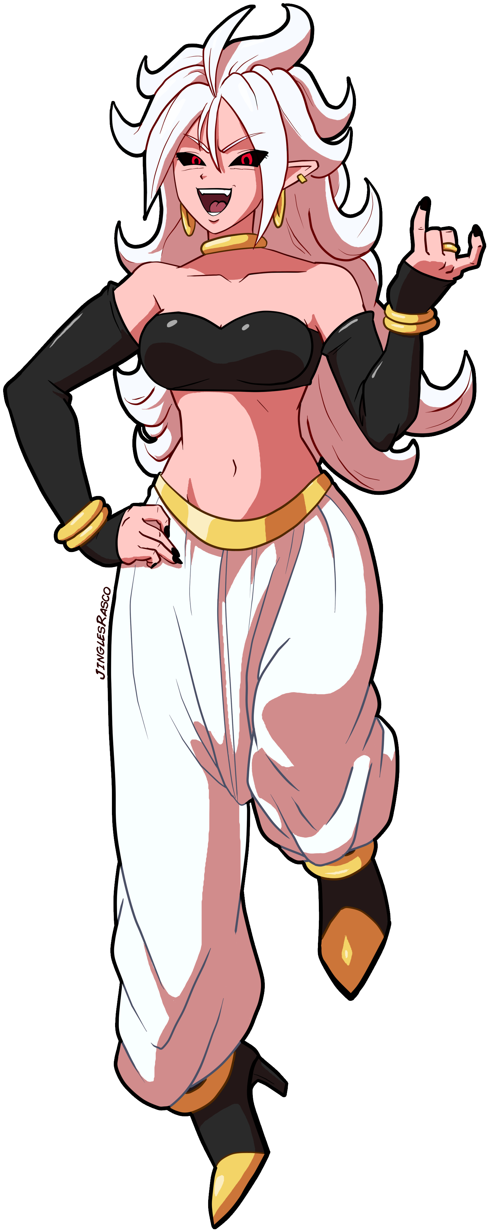 I Tried Drawing Android 21 - Android 21 Png (2000x4000), Png Download