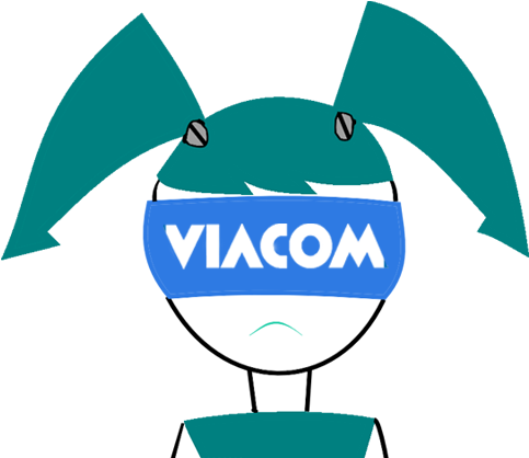 Viacom Green Clip Art Logo - Cartoon (576x432), Png Download