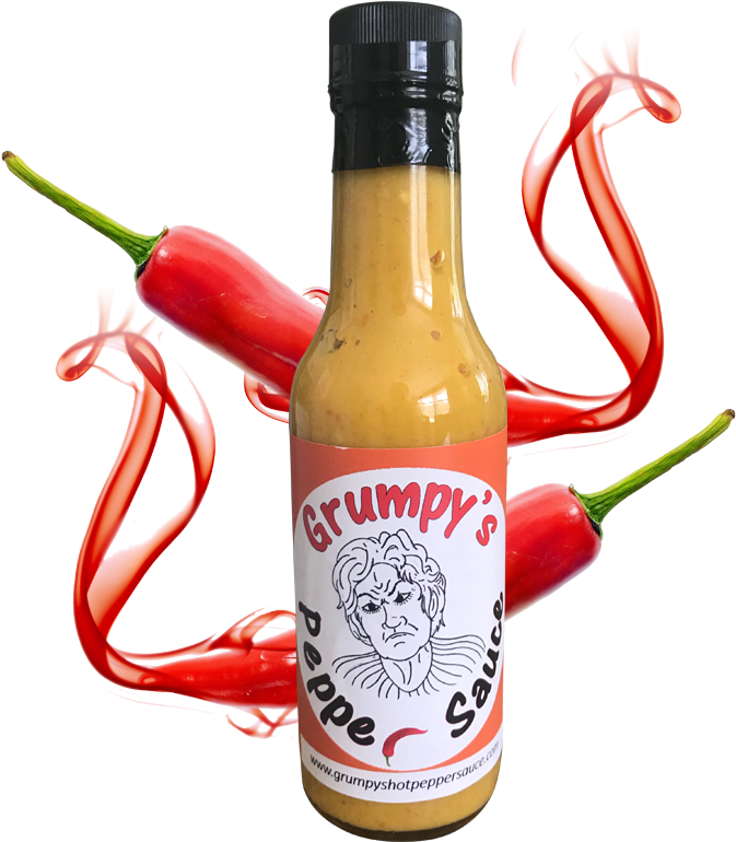 Grumpys Hot Pepper Sauce - Chili Pepper (800x800), Png Download