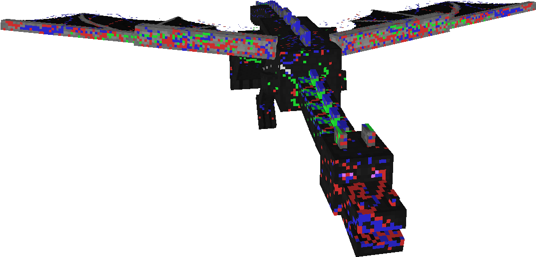 Mutant Ender Dragon - Minecraft Mutant Ender Dragon (1072x523), Png Download