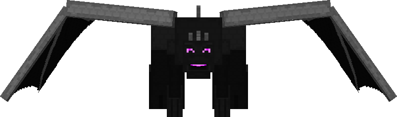 Ender Dragon Minecraft Png (802x236), Png Download