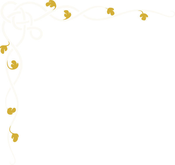Gold Lens Flare Png - Vine Border (600x565), Png Download