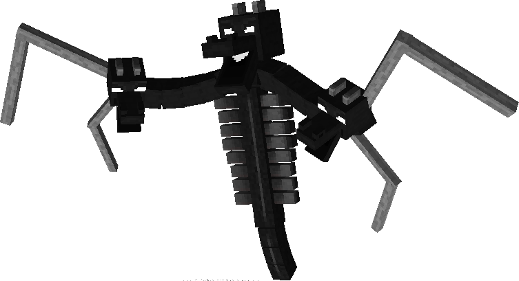 42 Speed - Minecraft Ender Dragon Wither (753x409), Png Download