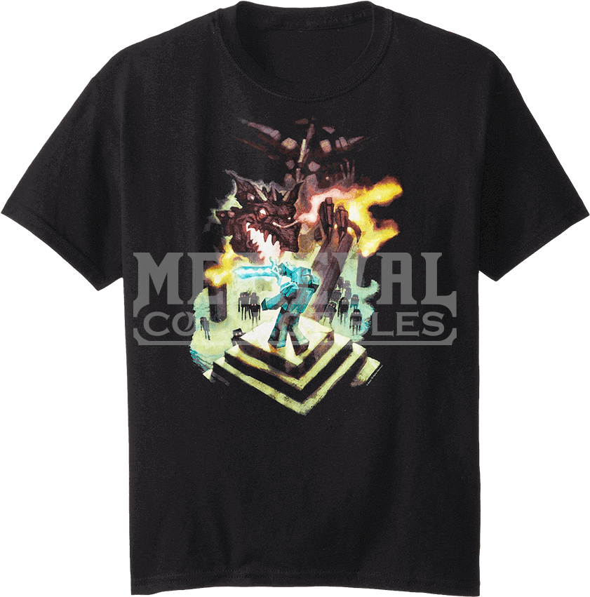 Mens Premium Minecraft Ender Dragon T Shirt - Minecraft Ender Dragon Sweatshirt (850x850), Png Download