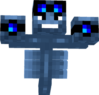 Blue Ender Dragon, Minecraft Skin