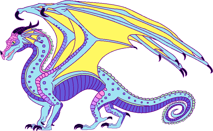 Dragon - Wings Of Fire Rain Wings (830x510), Png Download