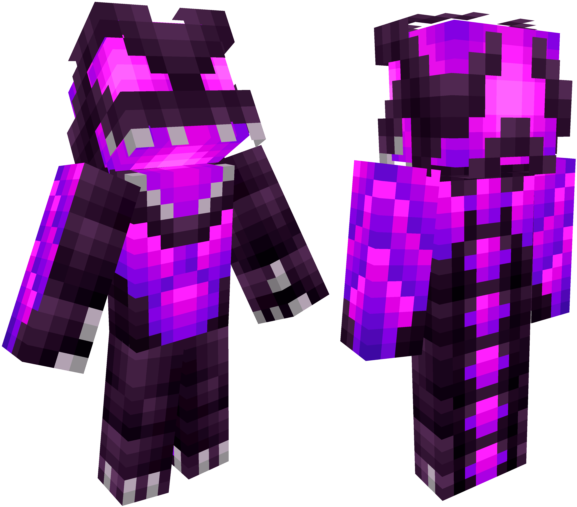 Enderdemonpic Zpscfepng - Minecraft Skin Ender (640x640), Png Download
