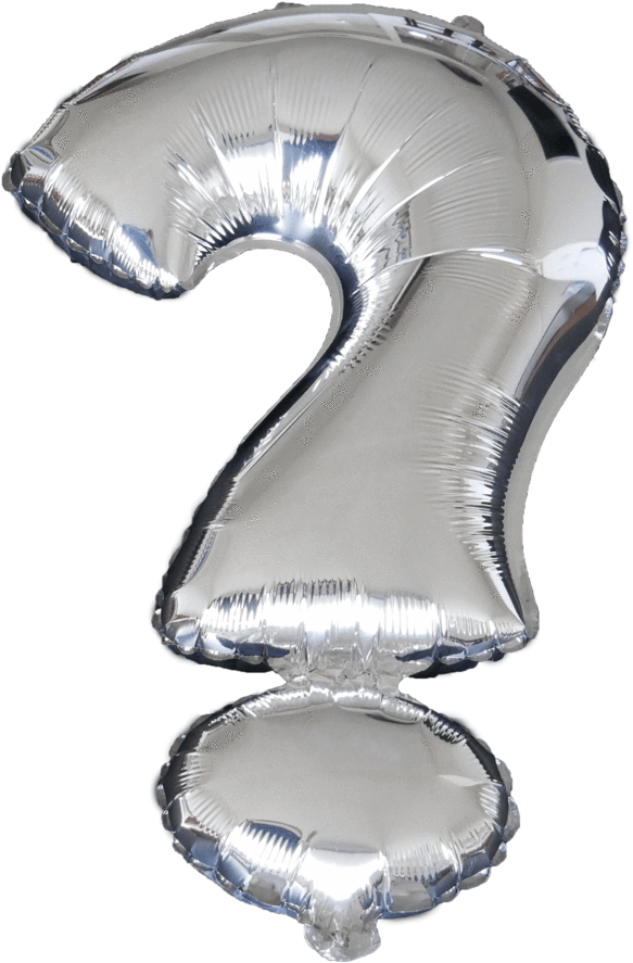 26" Tall Question Mark - Balloon (1024x1024), Png Download