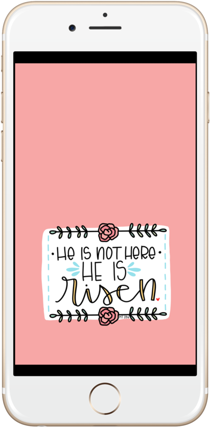 He Is Risen Lock Screen - Iphone (1024x1024), Png Download
