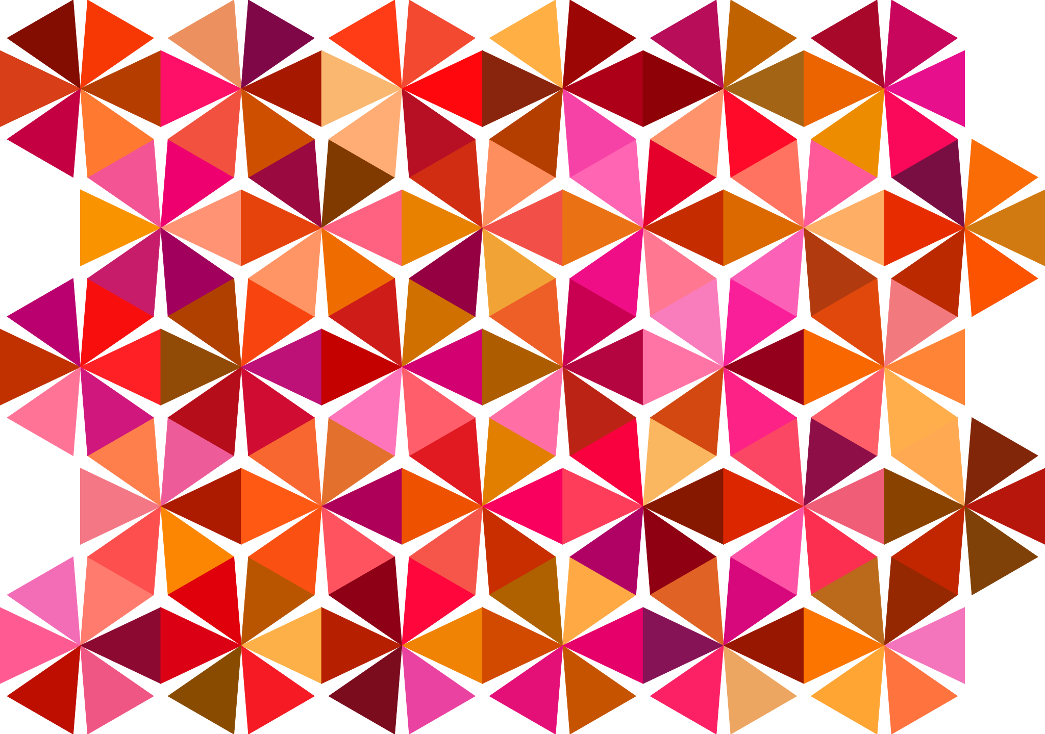 Vector Triangles Triangle Pattern Clip Art Black And - Square Tessellation (2048x1439), Png Download