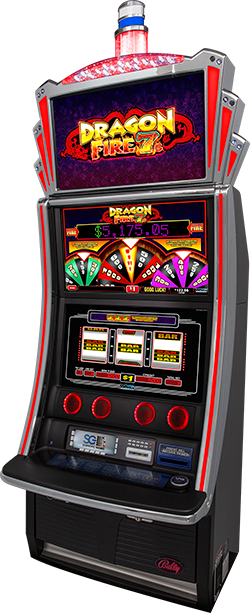 Dragon Fire 7s Cabinet - Game (250x613), Png Download