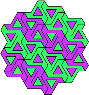 “triangled Tessellations” Coloring Pattern - Tessellate Sample Patterns (350x350), Png Download