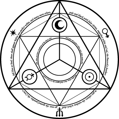 Only - Fullmetal Alchemist Magic Circle (384x384), Png Download