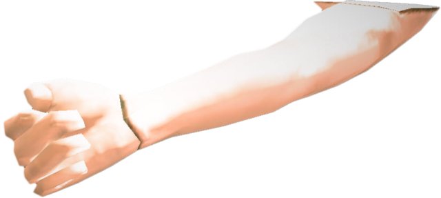 Dead Rising Mannequin Male Right Arm - Wiki (640x287), Png Download