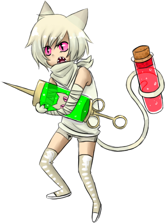 Human Me Mow By Arc En Ciel Chan D4r9a10 1 - Cartoon (611x810), Png Download