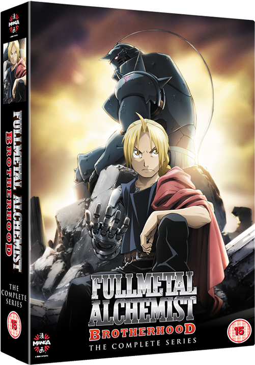 Fullmetal Alchemist Brotherhood The Complete Series - Full Metal Alchemist Brotherhood: Complete Series (dvd (530x795), Png Download