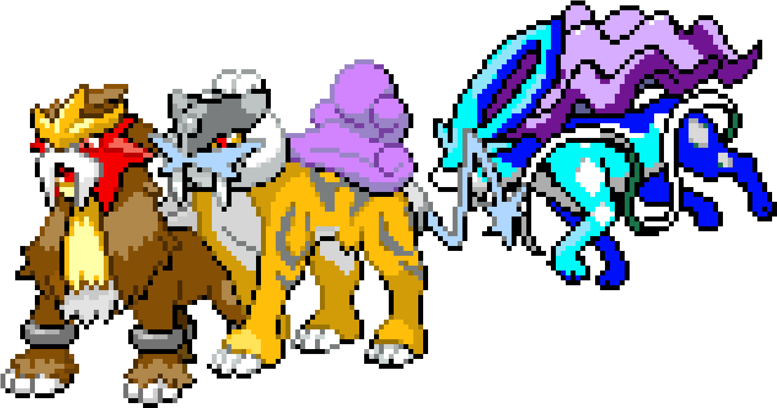 Suicune Raikou Entei - Entei (1620x960), Png Download