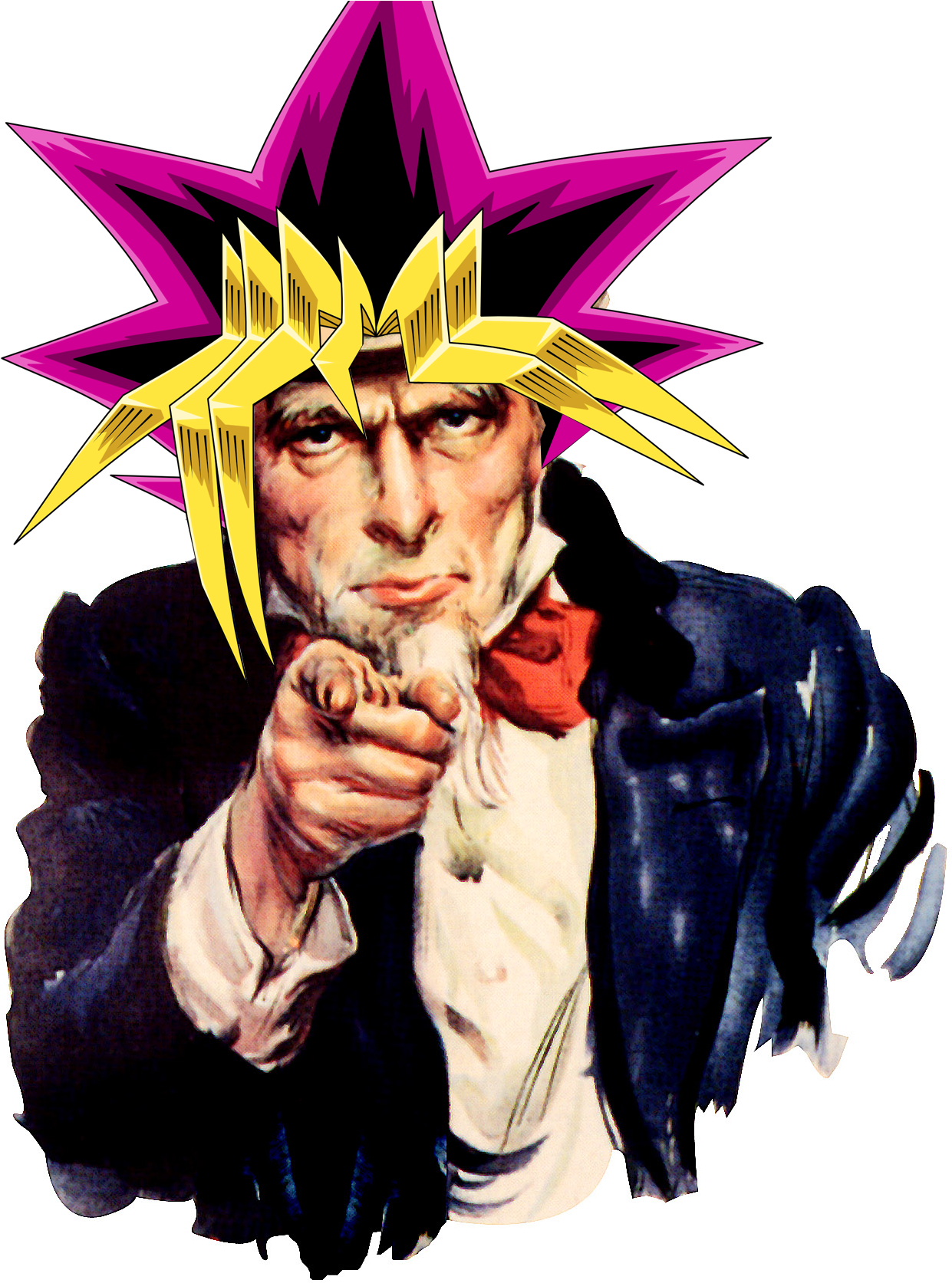 I Want You To Duel - Uncle Sam New York (1271x1708), Png Download