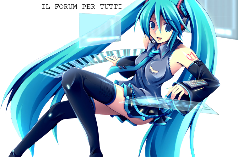 Hatsune Miku (800x500), Png Download
