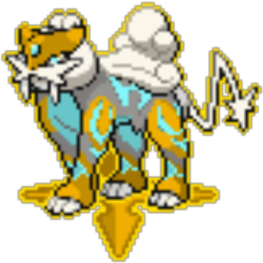 Descendant Raikou - Cartoon (420x420), Png Download
