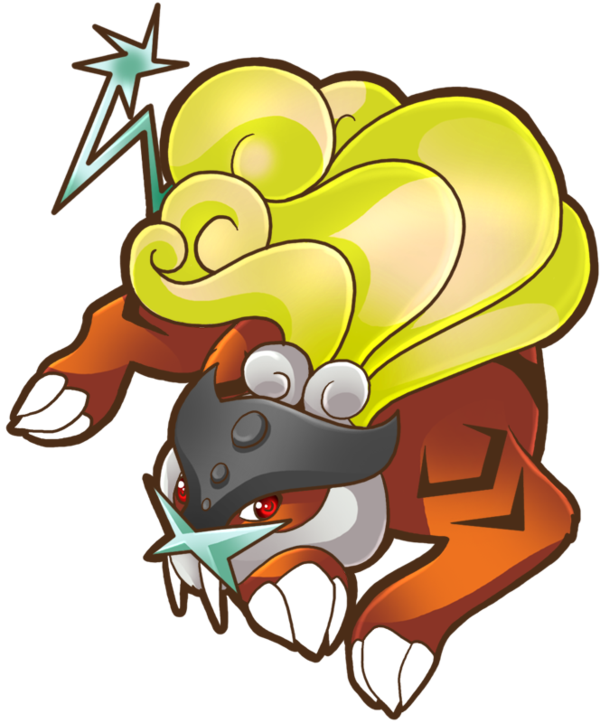 Png - Raikou (600x723), Png Download