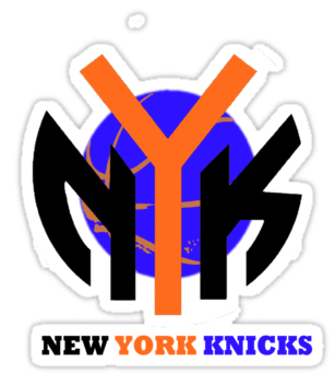Knicks Logo Png Knicks Logo Png New York Knicks Basketball - Basketball (375x360), Png Download
