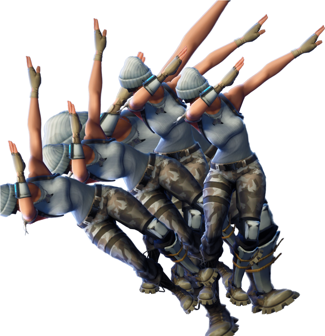 12 Feb - Fortnite Character Dabbing Png (1080x1080), Png Download