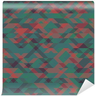 Colorful Abstract Geometric Seamless Pattern Background - Plaid (400x400), Png Download