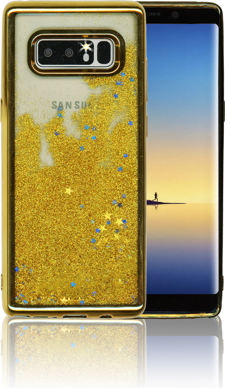 Samsung Galaxy Note 8 Mm Electroplated Water Glitter - Samsung Galaxy (744x1280), Png Download