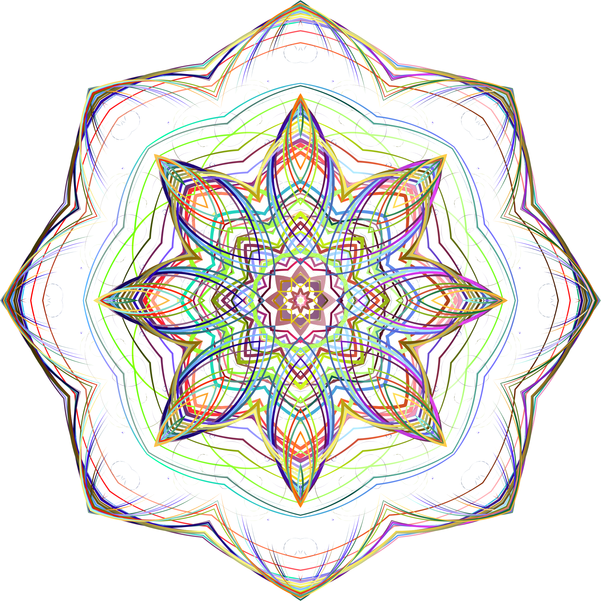Big Image - Mandala On No Background (2288x2288), Png Download