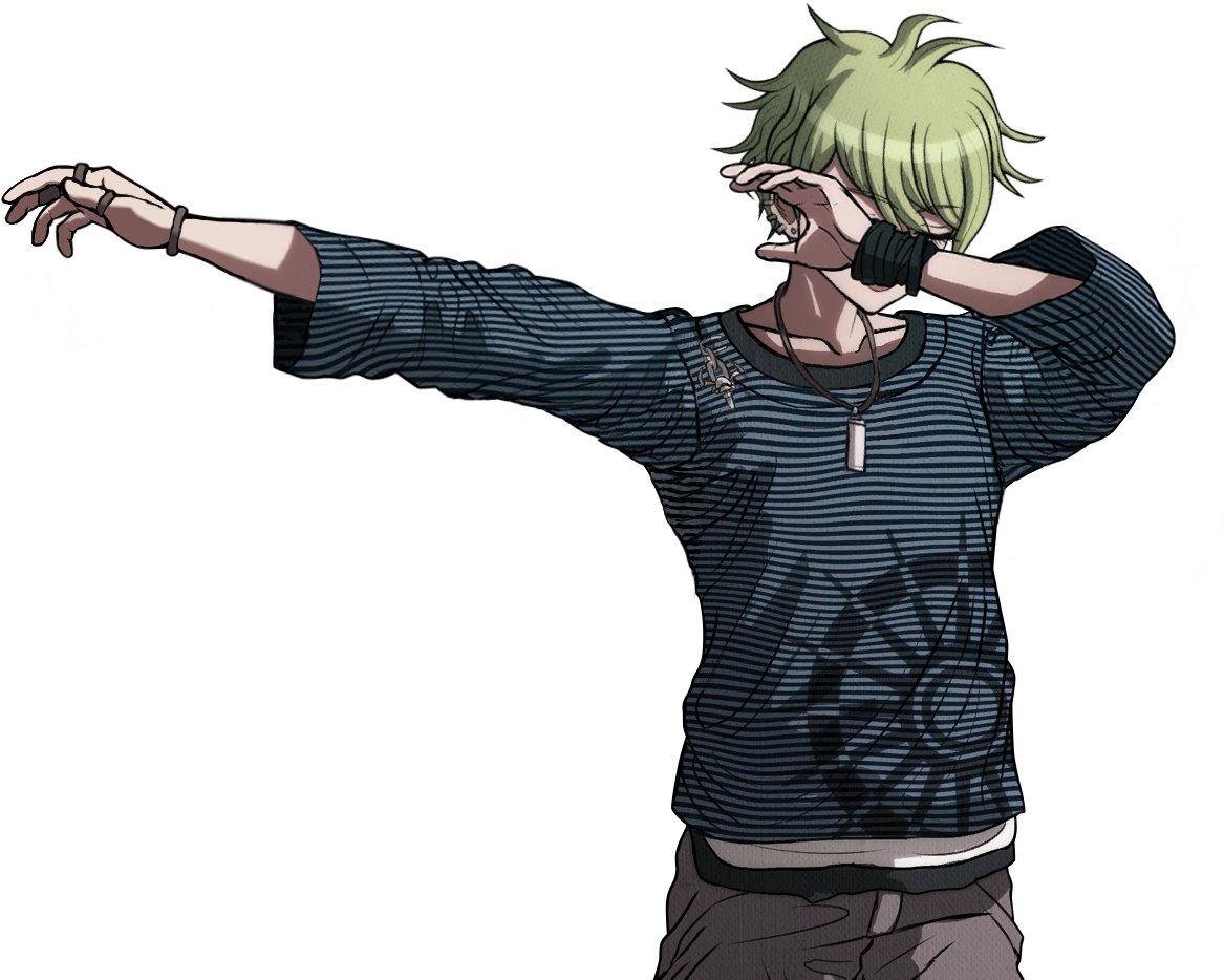 Here, Have An Avocado Boi Dabbing - Rantaro Amami Sprites Fullbody (1210x1024), Png Download