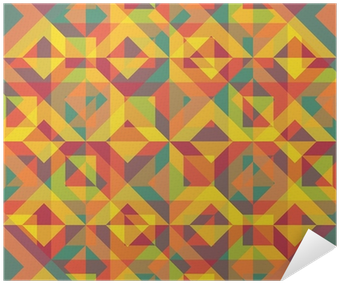 Abstract Multicolored Decorative Geometric Background - Triangle (400x400), Png Download