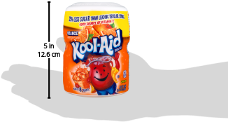 Kool-aid Drink Mix, Orange, 19 Oz, - Kool Aid Drink Mix, Orange - 19 Oz Jar (400x400), Png Download