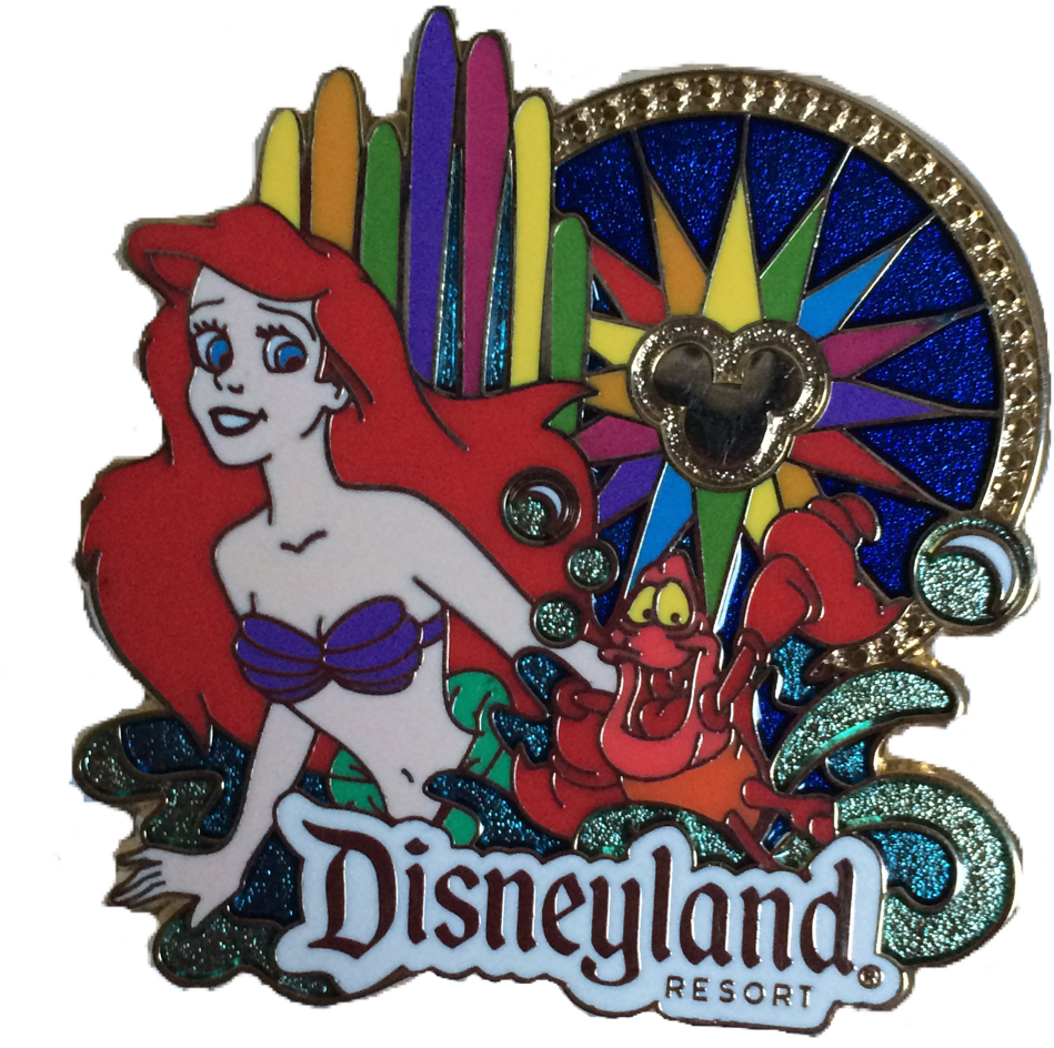 In N Out - Dlr Walt Disney Travel Company World Of Color Ariel (1120x1280), Png Download