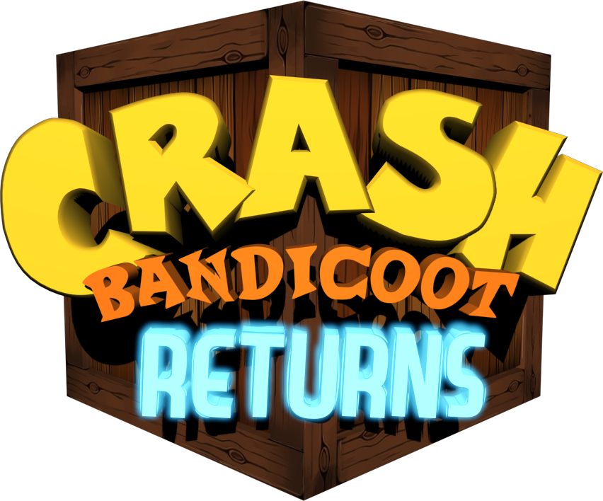 Crash Bandicoot Returns - Crash Bandicoot Returns Logo (852x708), Png Download