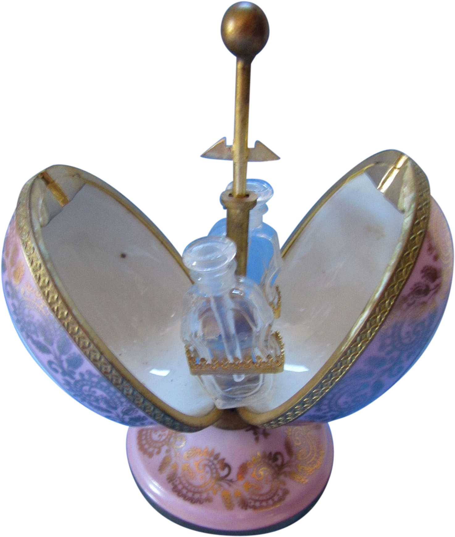 Goumot Labesse French Egg Shape Perfume Casket With - Perfume (1738x1738), Png Download