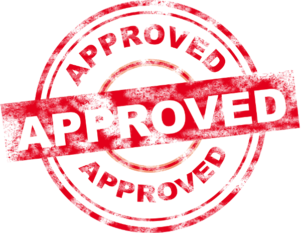 Warning Stamp Png - Seal Of Approval Stamp Png (600x464), Png Download