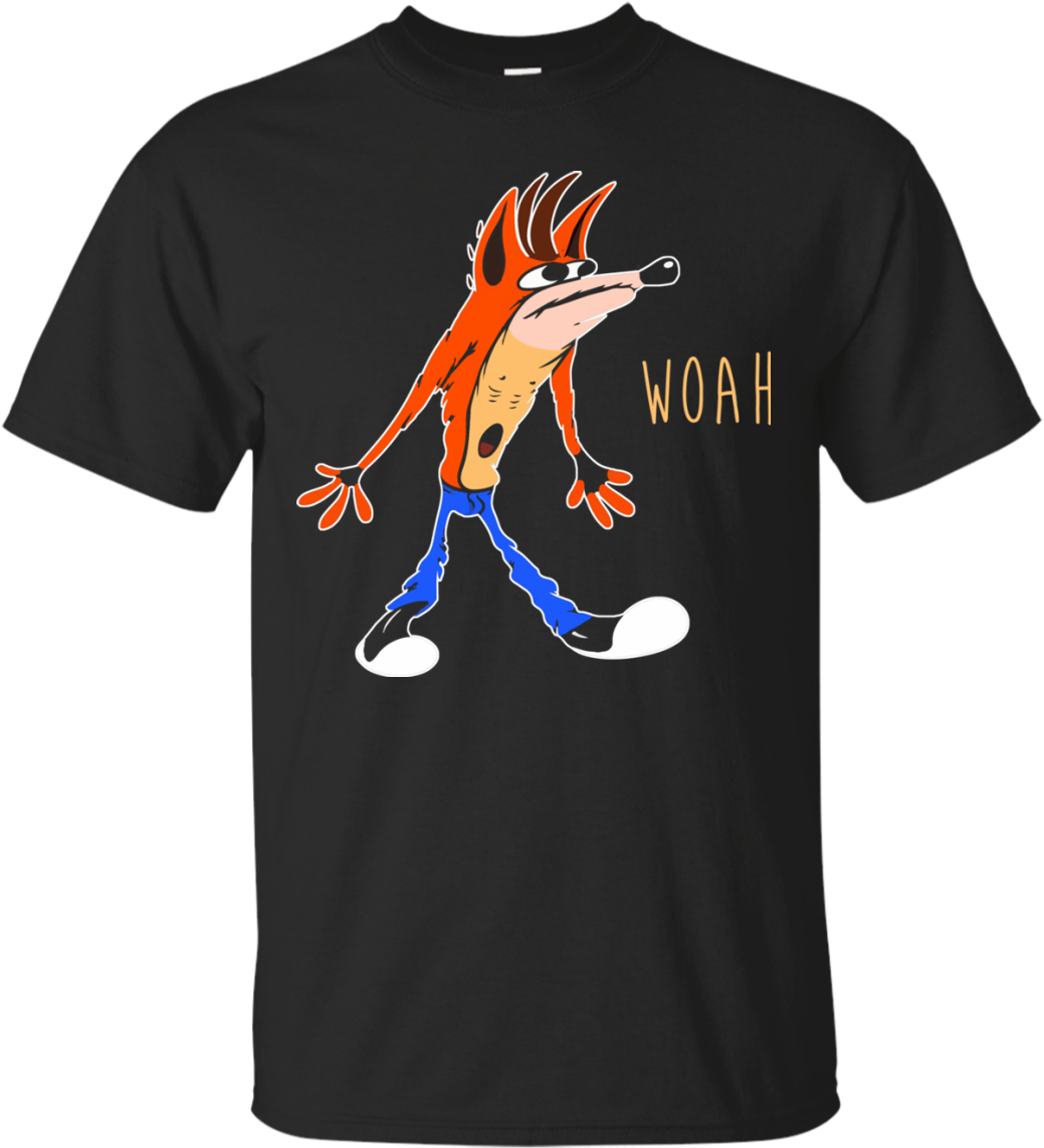 Crash Bandicoot - Artwork For T Shirt (1155x1155), Png Download