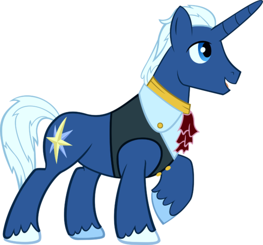 Blue Moon Vector By Kishmond - My Little Pony Stallions (515x480), Png Download