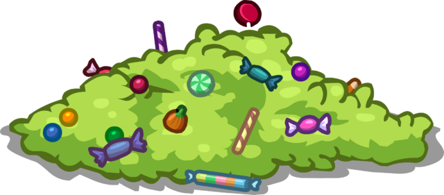 Pile O' Candy Sprite 002 - Candy Club Penguin Wiki Furniture (640x281), Png Download
