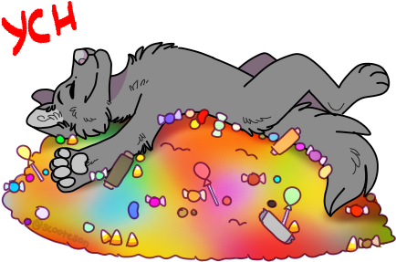 Pile Of Candy Png Graphic Library Stock - Candy (495x294), Png Download