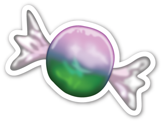 Candy - Candy Emoji Png (529x399), Png Download