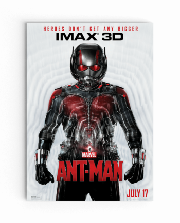 Ant-man Imax 3d Poster - Disney Ant-man (blu-ray 3d + Blu-ray + Digital Hd) (350x435), Png Download