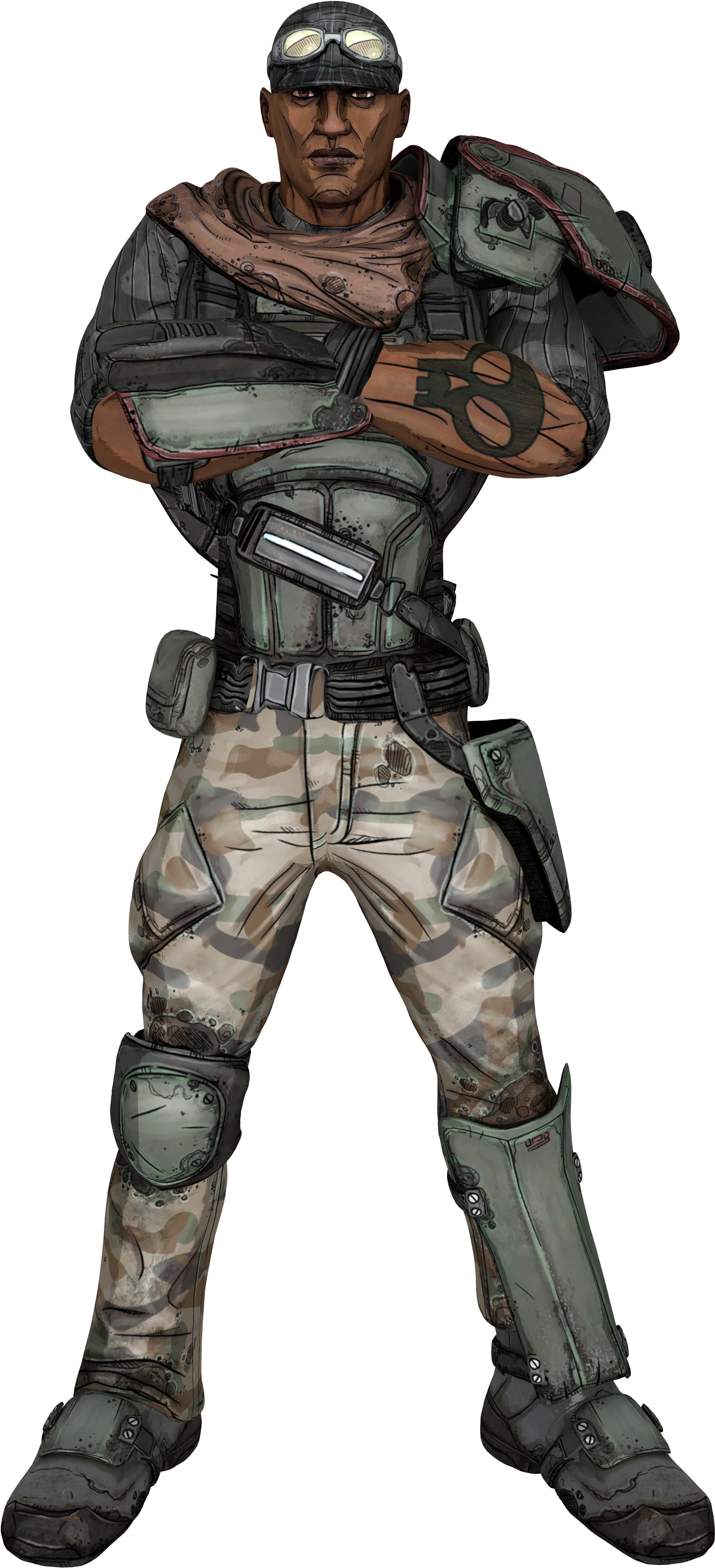Roland Borderlands - Borderlands (2000x4000), Png Download