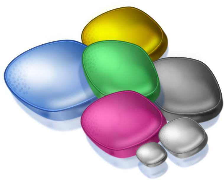 Clipart - Candy - Stones Cliparts (800x800), Png Download