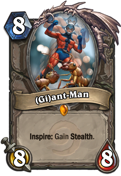 Ant-man - Hearthstone Mech C Thun (400x569), Png Download