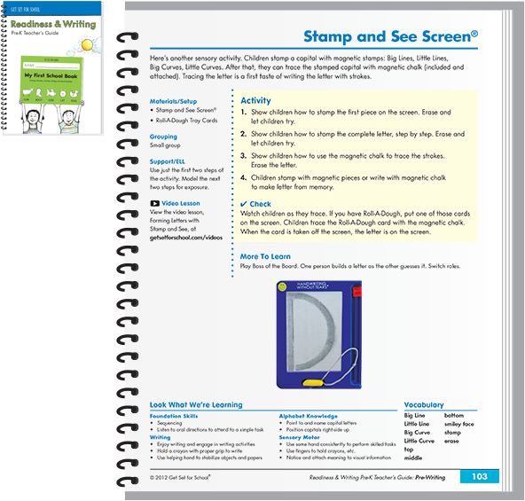 $14 - - Readiness And Writing Pre-k Teacher's Guide [book] (700x610), Png Download