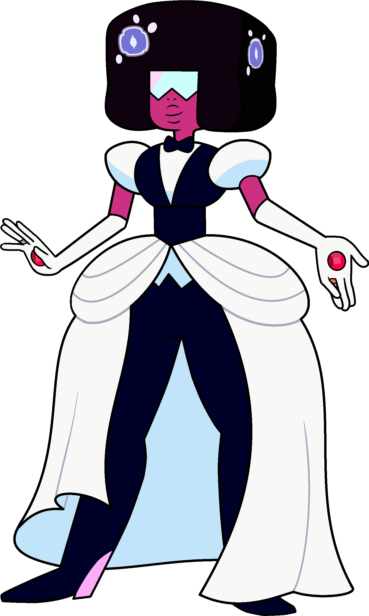Clip Library Download Image Wedding Outfit Png Steven - Garnet Wedding Steven Universe (1750x2691), Png Download